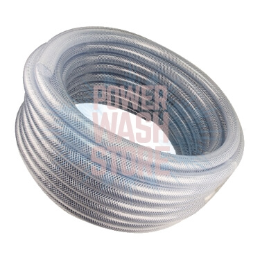 Poly braided chemical tubing