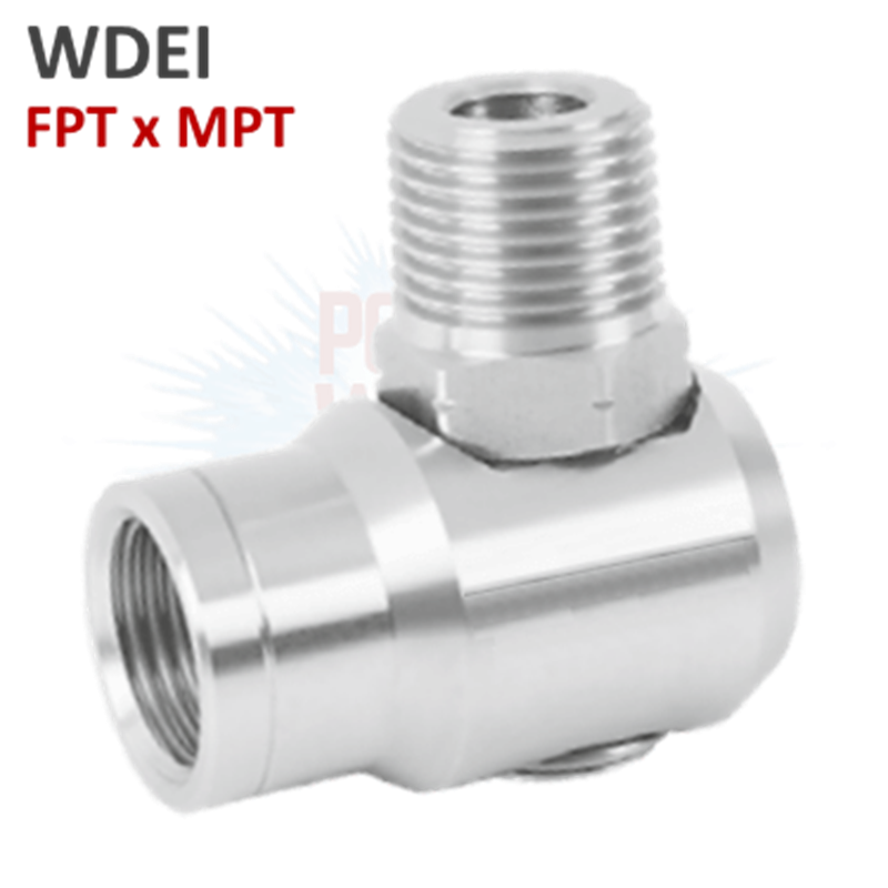 Mosmatic WDEI Hose Reel Swivel, FPT x MPT, Pressure Washer Equipment
