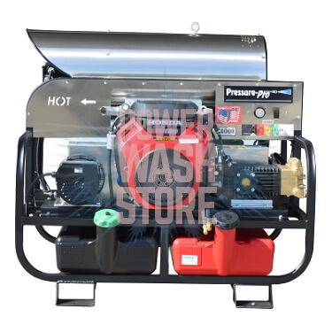 Pressure-Pro 4012-10A 4000 PSI (Gas - Hot Water) Pressure Washer w/ Electric Start Honda Engine 